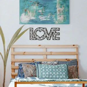 Love Word Metal Wall Decor