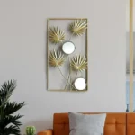 Metal Leaves wall Frame